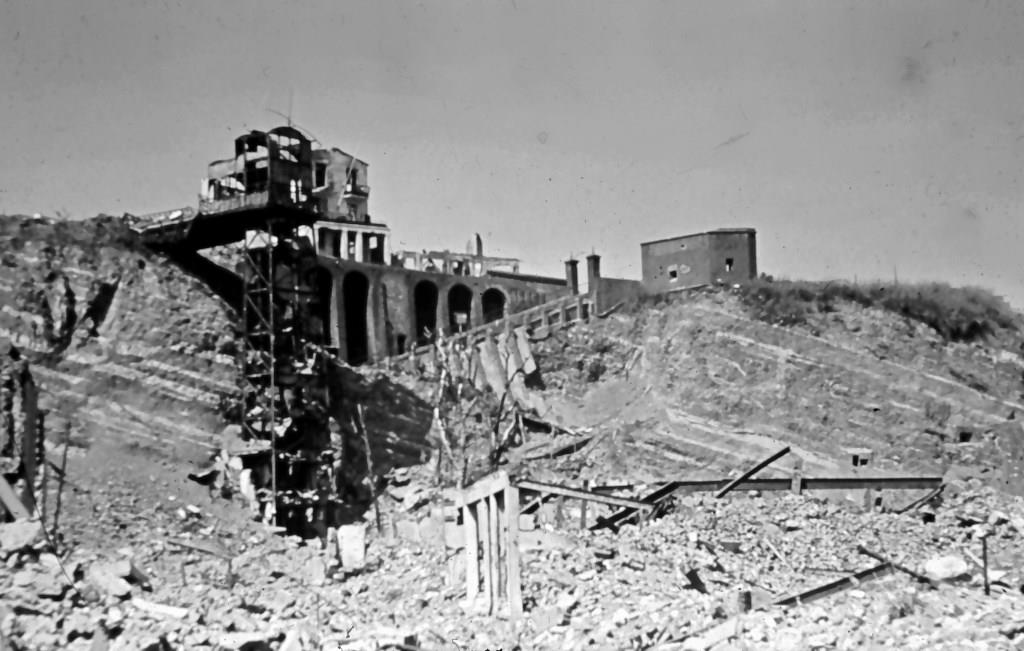 Helgoland Lift Ruins