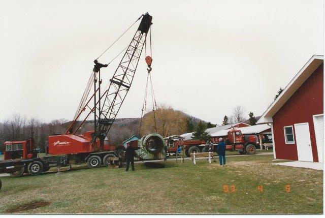 Unloading at the Museum