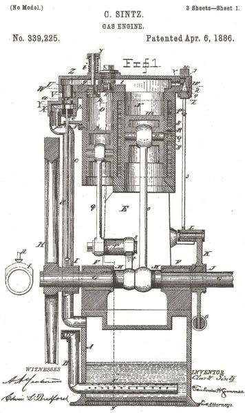 Sintz First Engine Patent