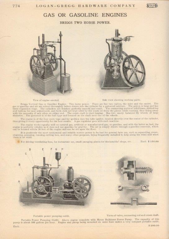 Kowalsky Engines in Catalog 1905