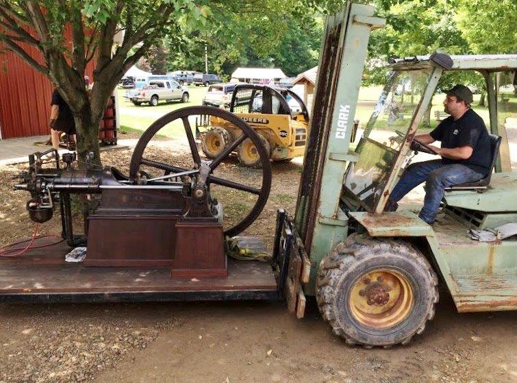 Chris Moving the Deutz