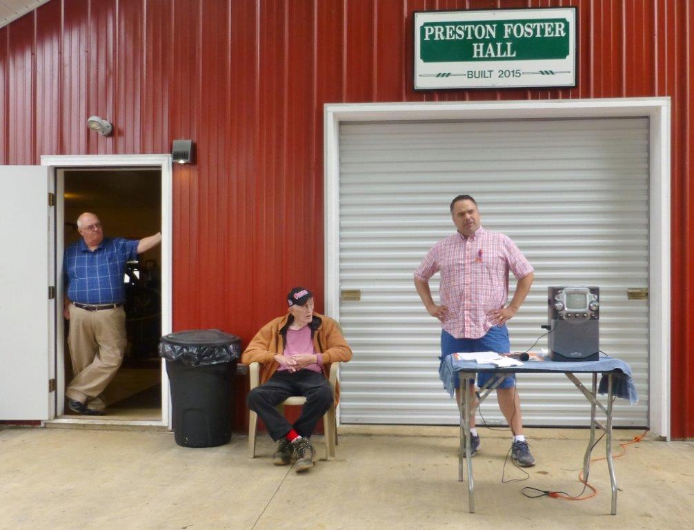 Kurt Foster Speaking at Memorial