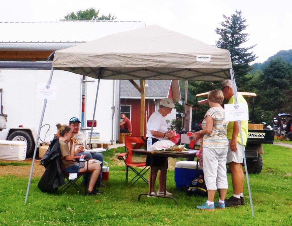 Ruth Greeting Guests
