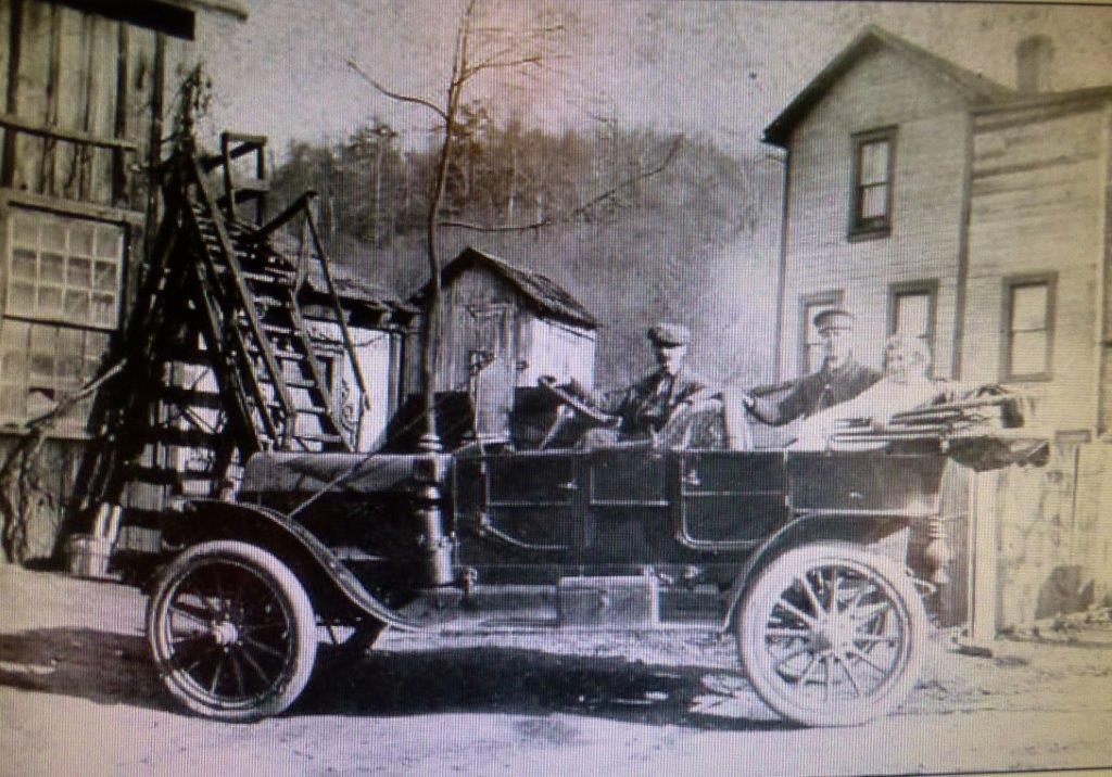 Carl and Lamia at Garage