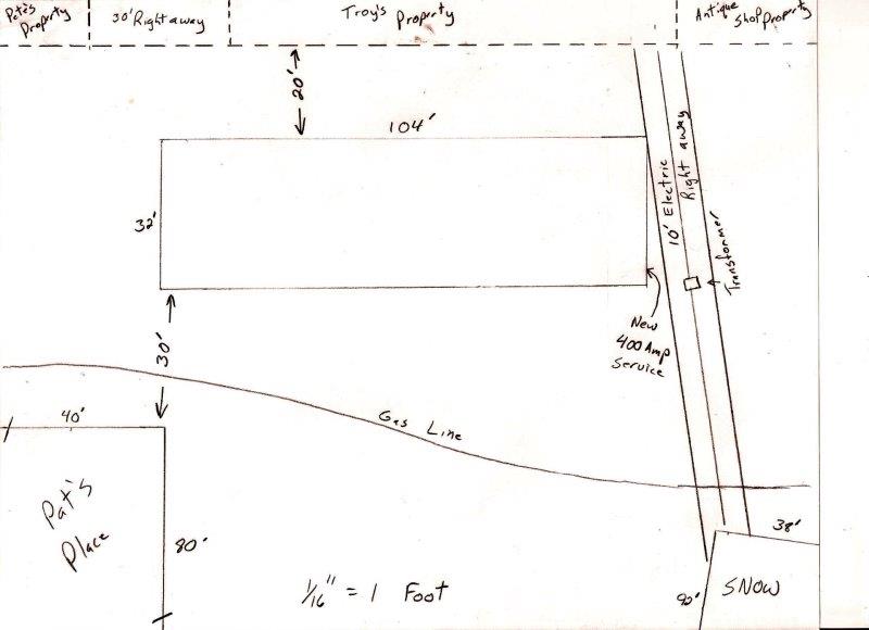 Drawing of Paul's Pavilion