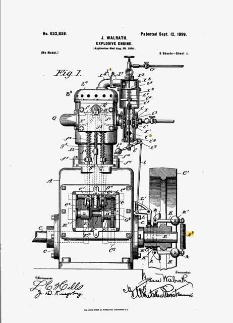 Walrath Patent 632,859