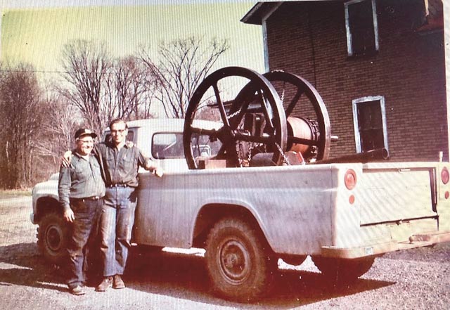 Earle and Paul with 1965 IHC Pickup