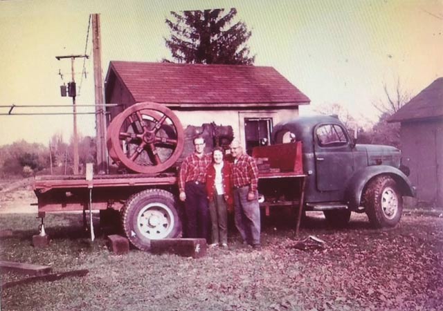 Paul, Arlene, and Earle with Reo
